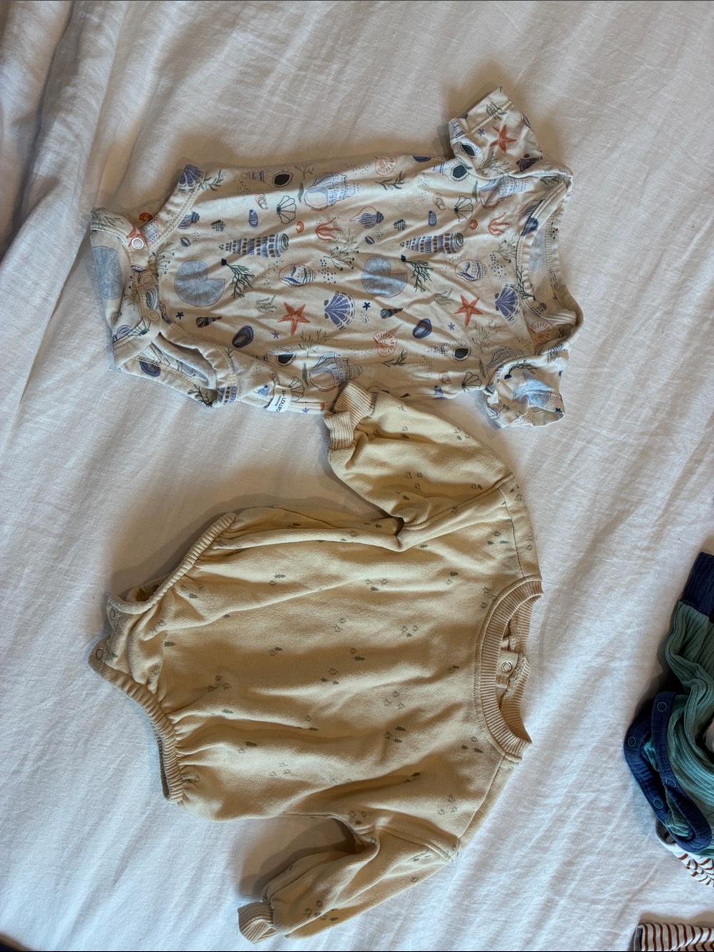 Two baby onesies